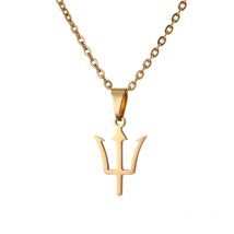 SONYA Stainless Steel Small Size Barbados Island Map & Flag Symbol Pendant Necklaces Gold Color  Engagement  Barbados Jewelry