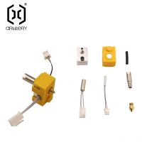 Artiglieria Hornet Repuestos Pezzi di ricambio per stampante Hotend Estrusore Testa Ugello Termistore Asta riscaldante Blocco riscaldante e manicotto in silicone