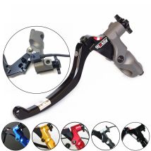 Mit Logo 7/8 "22mm Motorrad Harte Eloxieren Kupplung Hebel Kabel Kupplung Griff Für Motorrad Straße Sport Bike Roller bike ATV