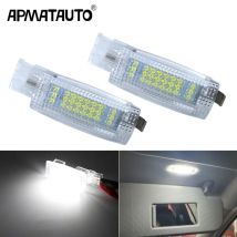 2PCS LED Eitelkeit Spiegel Licht Lampe für Volkswagen VW Golf 5 6 EOS Jetta Passat Polo Scirocco Sharan Tiguan Touran für Skoda Sitz