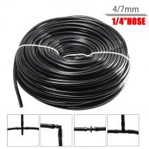 Podlewanie ogrodu 4/7mm wąż PVC mikro rura nawadniająca 1/4 '' rurki nawadnianie system kroplowy rura zraszająca do szklarni Bonsai