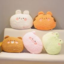 35cm kawaii Tier Teddy Bär Kaninchen Frosch Tiger Schwein Plüsch Spielzeug Cartoon Gefüllte Weiche Kissen Zurück Sofa Kissen für mädchen Kinder