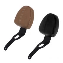 Motorcycle Plug-In Front Driver Rider Backrest Black/Brown Leather Support Back Rest For Indian Scout 2015-19 Scout Sixty 16-19
