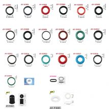 Freies Verschiffen 250 teile/los kraftstoff injektor reparatur kits gummi oring dichtung kunststoff