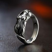 Original Mode Retro Nude Mädchen Ring Spaß Persönlichkeit Geschenk Schmuck