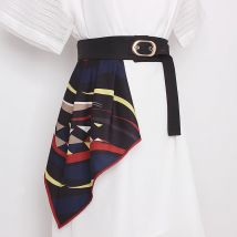 Frauen runway fashion leopard print elastische Cummerbunds weibliche vintage Kleid Korsetts Bund Gürtel dekoration breiten gürtel R3342