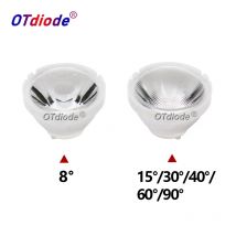 10 Stück XLM XML2 XPH50 LED 5050 Fokuslinsen mit weißem Halter21mm*13mm 8 25 30 45 60 90 Grad 5050 LED-Linsenreflektor-Kollimator