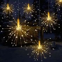 LED Wasserdicht Exploding Star Lampe Weihnachten Lichterkette Kupferdraht Lampe Löwenzahn Lichterketten Garten Dekoration