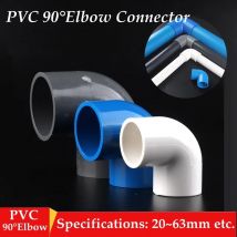 5 teile/los 20 25 32mm PVC 90 Grad Ellenbogen Stecker Aquarium DIY Werkzeuge Garten Bewässerung Wasser Rohr Anschlüsse Adapter