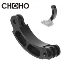 Für Gopro Zubehör Verlängerung Selfie Stick Helm Arm Halterung Montieren Gebogene aluminium CNC für Go Pro Hero 13 12 DJI Action 4