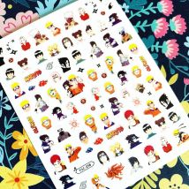 Neueste TSC serie TSC-218-252-253 Cartoon charakter 3d nail art aufkleber aufkleber vorlage diy nagel werkzeug dekoration