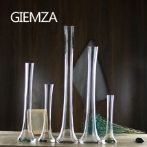 Giemza Glas hohe Vase transparente Hydro ponik Luft Pflanze 1pc Zylinder rohr runde hohe Blumenvasen reines Werkzeug für zu Hause