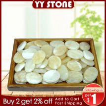 10PCS 3x4cmSpa Rock Basalt Stein Schönheit Steine Massage Lava Naturstein Hot Stress Lindern RELAX jade massage set zehenmassage