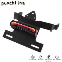 For VULCAN S 650 Vulcan Cafe Fender Eliminator Registration License Plate Holder LED Tail Light Turn signal Lamp