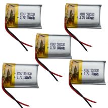 XINJ 3.7V 180 mAh 501520 Polymer Li Lithium Battery Lipo Cell For DIY MP3 MP4 Music Player GPS Sat Nav Car Camera Smart Watch