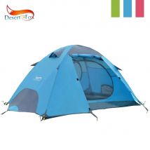 Desert & Fox tenda leggera per 3 stagioni tende da trekking da campeggio all'aperto con borsa per il trasporto tenda compatta per zaino a doppio strato per 2-3 persone