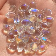 AB Farben Wasser Drop Tschechischen Lampwork Kristall Glas Spacer Perlen Für Schmuck Machen Diy Hand Armband Halskette Haarnadel 6x9mm