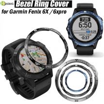 Stahl gehäuse für Garmin Fenix 6x/6xpro/6x Saphir Smartwatch Lünette Ring Styling Kleber Anti-Kratzer Metall abdeckung Zubehör