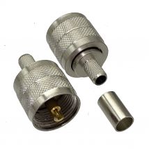 10pcs Connector UHF PL259 male plug crimp RG8X RG-8X LMR240 cable RF Coaxial