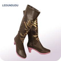 2019 Cartoon Schnee Königin Cosplay Schuhe Anna Prinzessin Cosplay Kostüm Frauen Stiefel für Halloween