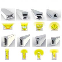 1-5M LED-Neonröhre, flexible Hülle, wasserdicht, für einzeln adressierbare WS2811 WS2812B WS2813 WS2815 SK6812 RGB-Streifen