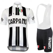 Team CARPANO Cycling Jersey Set Men's Retro Cycling Clothing complete Road Bike Suit Bicycle Shorts MTB Clothes Maillot Culotte