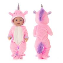 Nette Einhorn Outfit Für 17 Inch Baby Puppe 43cm Neue Geboren Baby Puppe Kleidung Und Zubehör