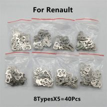 XIEAILI OEM 40Pcs Lock Repair Accessories Car Lock Reed Lock Plate For Renault  K85