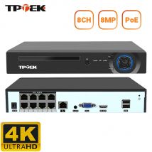 8MP 4K POE NVR H.265 8CH Netzwerk Überwachung Video Recorder IP Sicherheit Kamera CCTV System XMEye