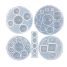 Silikonform Halbkugel Oblate Cabochon Perlen Harz Silikonform handgemachtes Werkzeug Epoxidharz Formen Schmuckherstellung