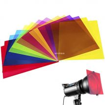 30cm colorato overlay trasparenza pellicola a colori fogli di plastica Gel di correzione foglio filtro luce per Video LED Light Studio Flash