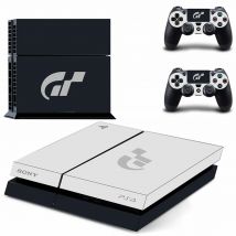 GT Sport PS4-Aufkleber, Playstation 4, Hautaufkleber, Aufkleber für PlayStation 4, PS4-Konsole und Controller-Skins, Vinyl