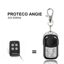 Garage Remote Control PROTECO ANGIE 433.92 433MHz Gate Opener 4CH Slide Cover Black Transmitter Duplicator On Sale