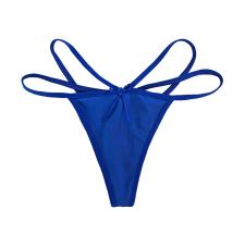 SP&CITY Ice Silk Temptation Sexy Women's Underwear Low Waist Bow Bandage Seamless Panties Sex String Hollow Out Briefs Thong