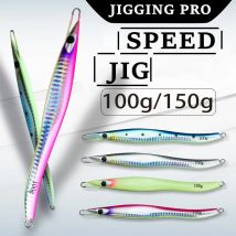 JIGGING PRO G2 Tiefsee-Köderfische, Speed Jigs, Metall-Jigs, Künstliche Köder, Jigging-Köder 60g 80g 100g 150g, Slow Fishing Jigs