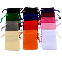 10 teile/los 5x7 cm Samt Taschen Schmuck Verpackung Kordelzug Hochzeit Geschenk Tasche & Beutel Für Schmuck Machen DIY Großhandel