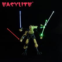 EASYLITE LED Lighting Up Kit For Length 12 Cm Lightsaber Characters General Grievous White Storm No Blocks