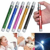 Tragbare LED Taschenlampe Arbeit Stift Lichter Mit Schüler Gauge Messungen Camping Werkzeuge Medizinische Erste Hilfe Stift Licht Taschenlampe Lampe