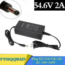 54,6 V 2 A Ladegerät für 48 V Li-Ionen-Akkuladegerät DC-Buchse/Anschluss für 48 V 13S Lithium-Akku