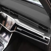 Für Audi A6 C8 2019 2020 karbon Innen Nahen Panel Center Control Abdeckung trimmt Auto Zubehör LHD