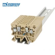 10 Pz ASK1EN 24 V/220 V HA CONDOTTO LA Luce 5*20mm 0.5-10A Portafusibile Morsettiera Su Guida Din 4mm2 Connettore A Vite SAK ASK1LDEN ASK 1EN