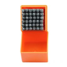 36 Pcs Punch Stainless Steel Letter Number Design Stamps Punch Set Hardened Metal Leather Craft Stamp Tools Kit 2/3/4/5mm