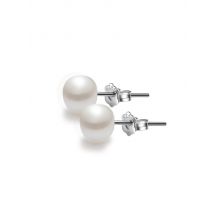Lotus Fun Simple Vintage Real 925 Sterling Silver Natural Pearls Stud Earrings for Women Fashion Creative Handmade Fine Jewelry