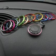 Aluminum Alloy Key Protective Ring Key Cover Trim Chain For BMW Mini Cooper Clubman Countryman Key Shell Car Accessory