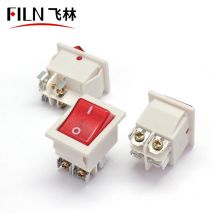 Auf off 30A/250V Heavy Duty 4 pin DPST IP67 Wasserdicht Versiegelt T85 Auto Boot Marine Toggle Rocker schalter mit LED 12V 220V 30x22