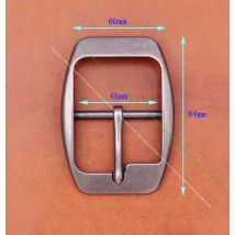 Robuste Schwere Duty Antike Silber Männer Riesige Breite West Center Bar Leathercraft Jeans Gürtel Schnalle Hardware Ersatz Fit 45mm
