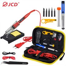 Zestaw lutownicy JCD Regulowana temperatura 220V 80W Cyfrowy wyświetlacz LCD Narzędzia do naprawy