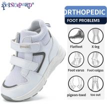 Princepard Kinder Orthopädische Schuhe Kinder Herbst High Top Sneaker Jungen Mädchen Richtige