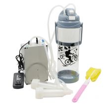 3l elektrische Kuh ziegen melk maschine tragbare Schaf ziegen melker Doppelkopf vakuum motor pumpe für Kühe Farm Vieh werkzeug