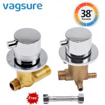 Split Typ Thermostat Dusche Kabine Wasserhahn Wasserhahn Dusche Bad Messing Mixer Umsteller 2/3/4/5
